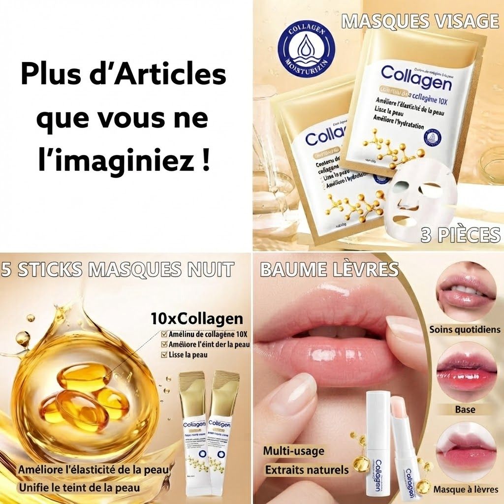 SUMMISHI Coffret de soins au collagène Anti-Âge