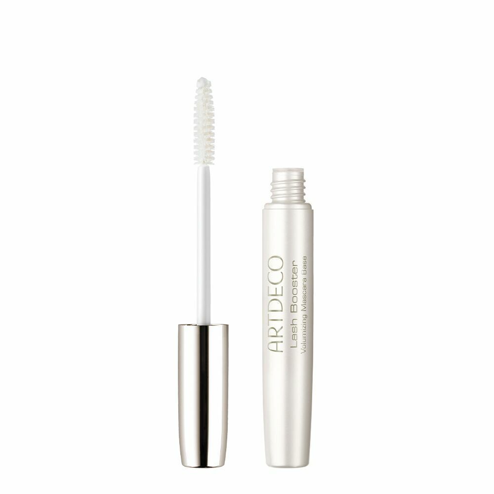 ARTDECO Lash Booster Volumizing Mascara, brosse blanche, manche argenté.