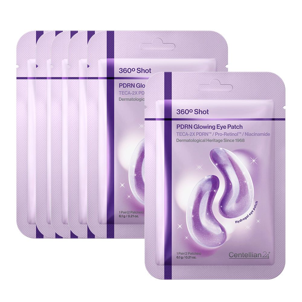 Patchs oculaires lumineux CENTELLIAN24 360 Shot PDRN – patchs hydrogel pour les yeux à base de PDRN