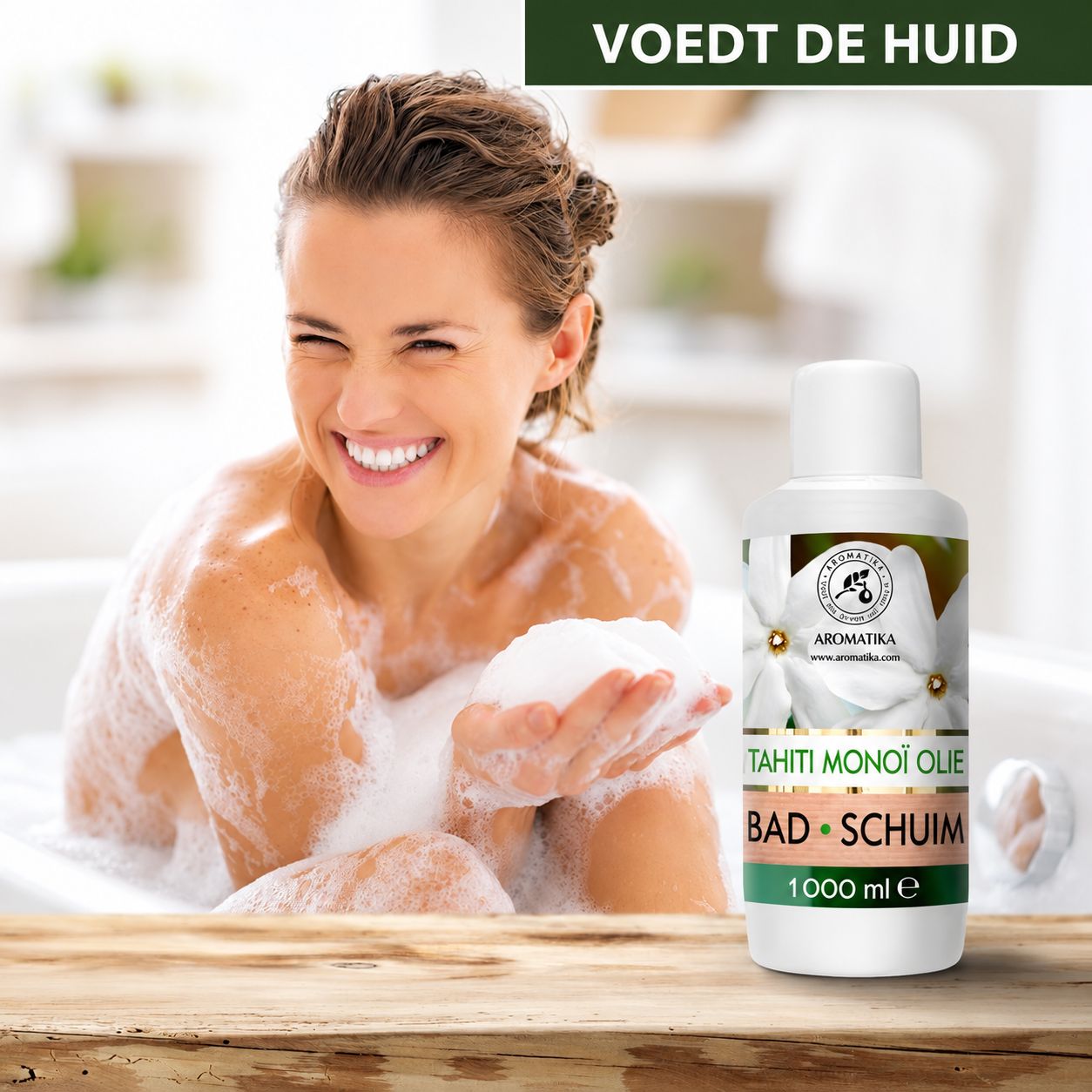 AROMATIKA Badschuim Monoi de Tahiti