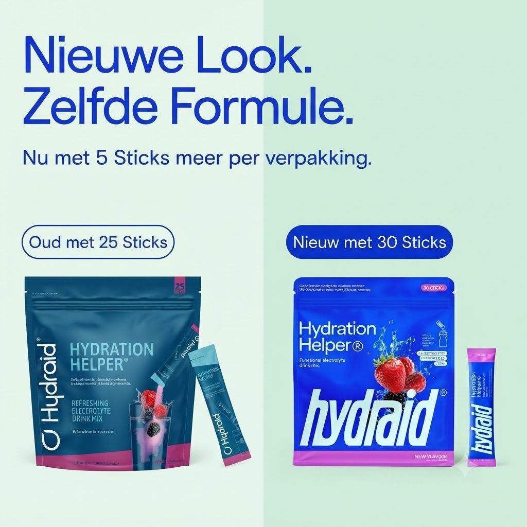 Hydraid Hydration Helper zak met 25 sticks, bessensmaak.