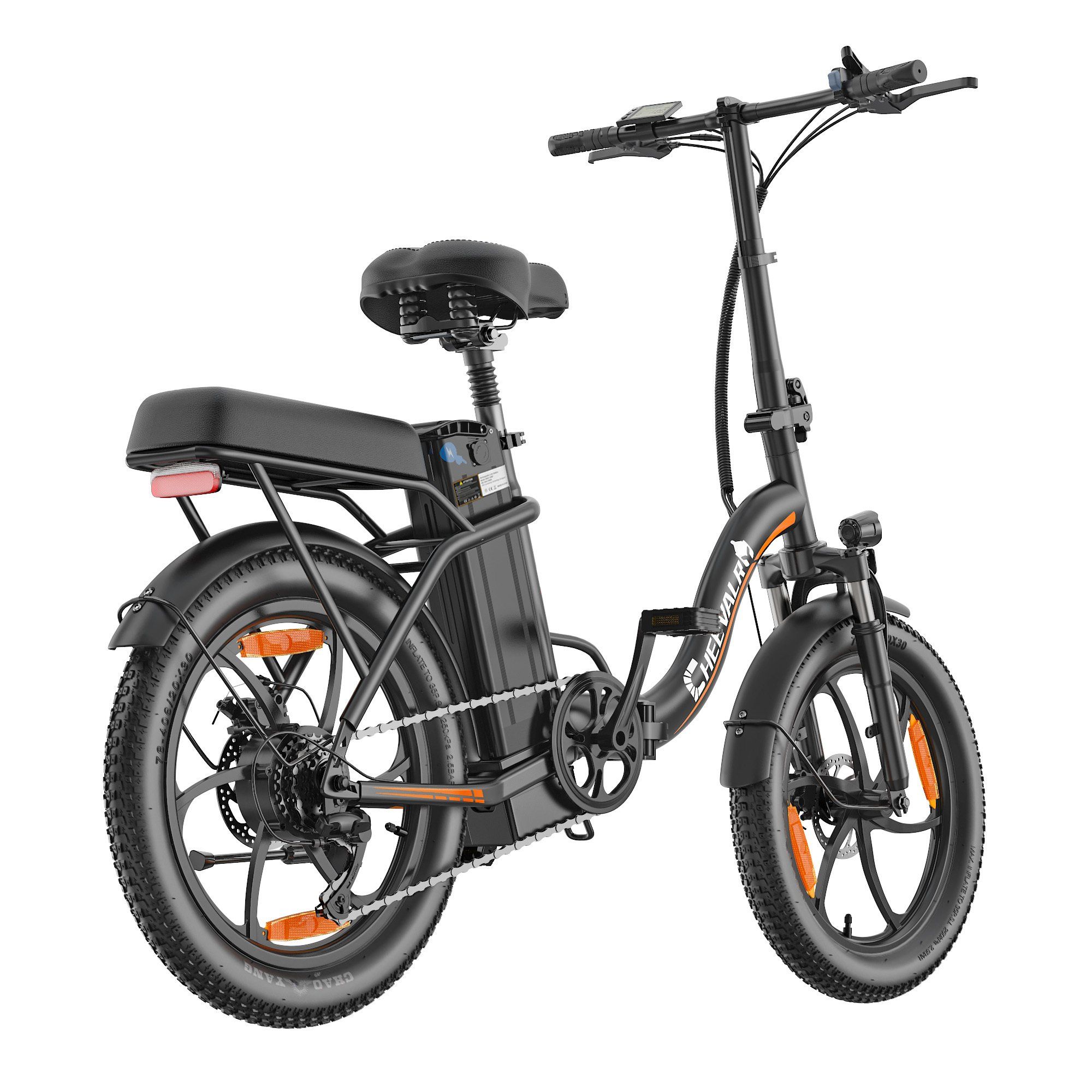Cheevalry C16-1 Vélo électrique pliable pour adultes, batterie 48 V 16 Ah