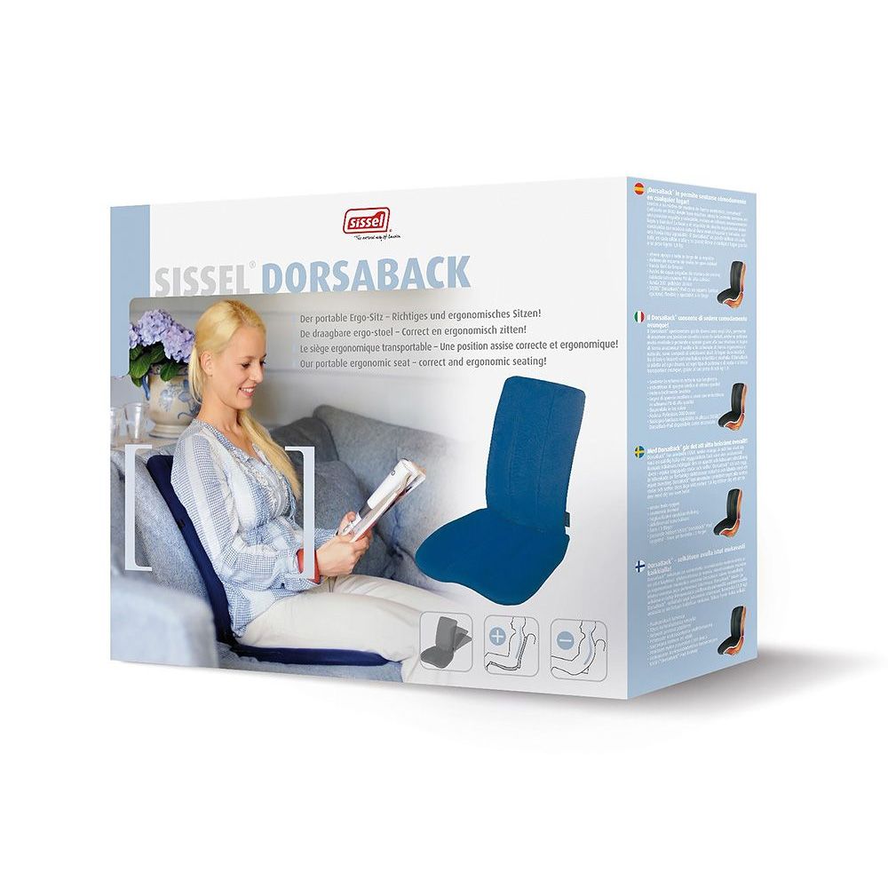 Sissel Dorsaback Zonder Pad Rugsteun + Zitting Blauw