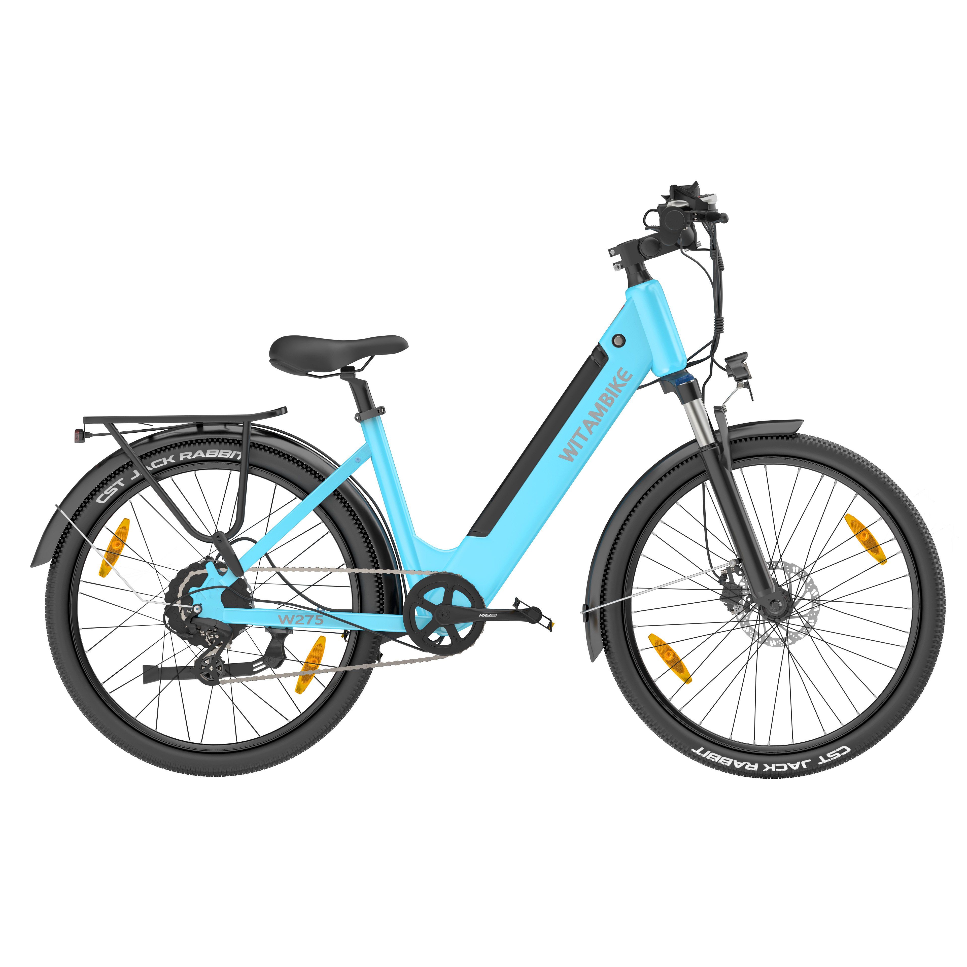 WITAMBIKE W275 Elektrische forenzenfiets, 36V 13AH 27,5" x 2.10 banden