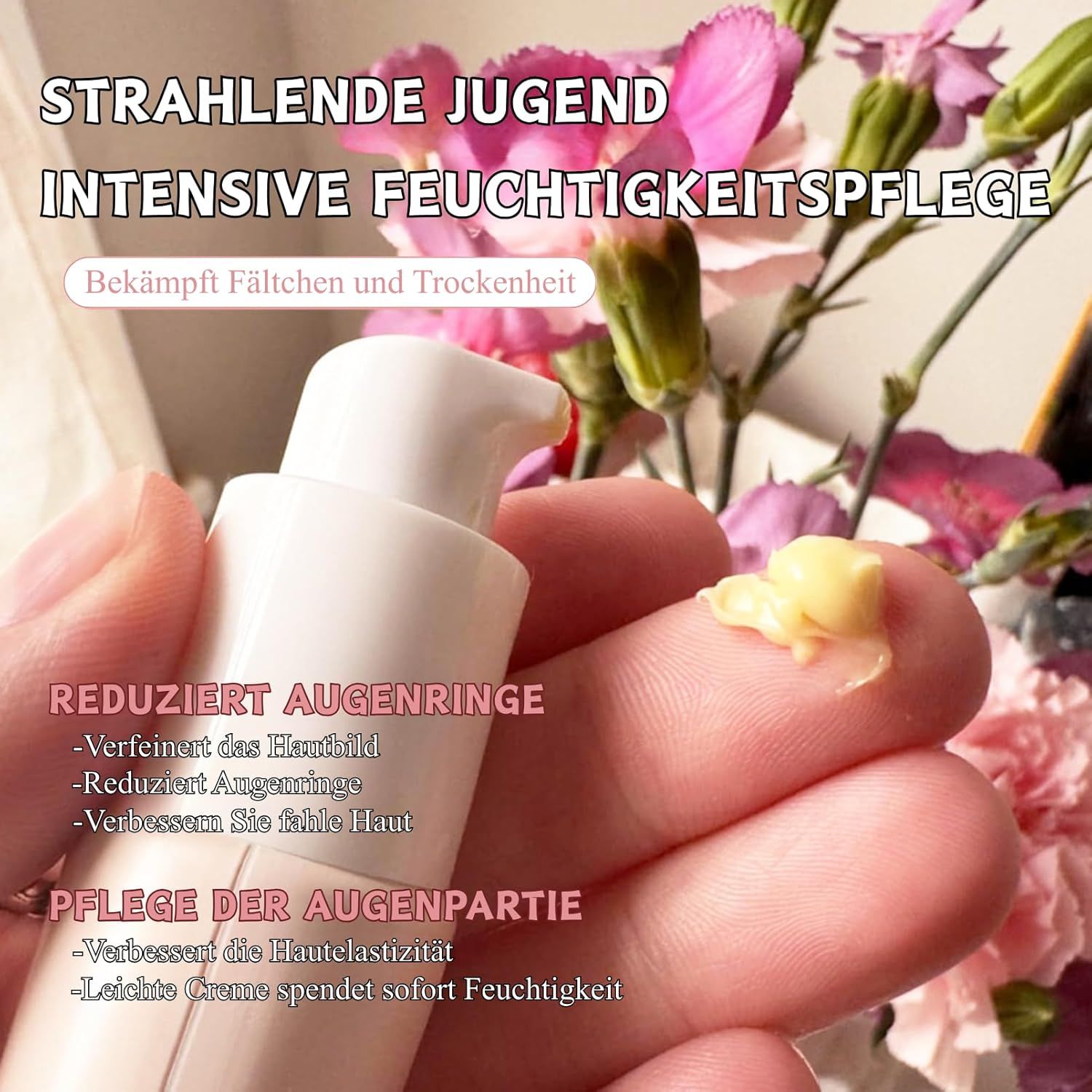 SUMMISHI Soin Coréen Ginseng + Rétinal Crème Contour des Yeux & Patchs Yeux