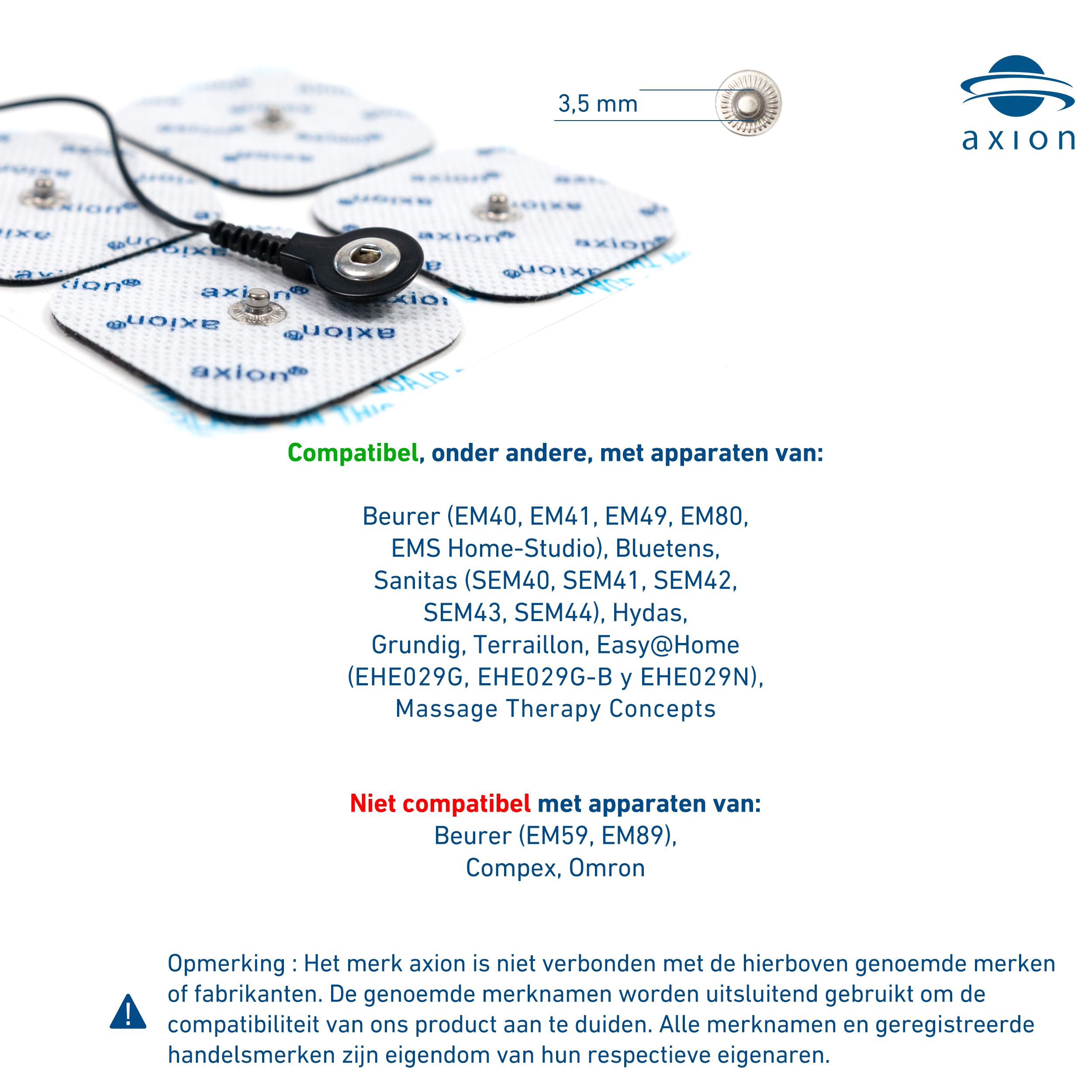 axion® zelfklevende nekelektrode