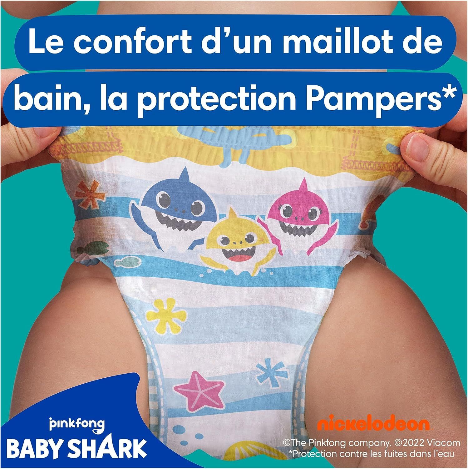 Pampers Splashers : le confort d'un maillot de bain, la protection Pampers.