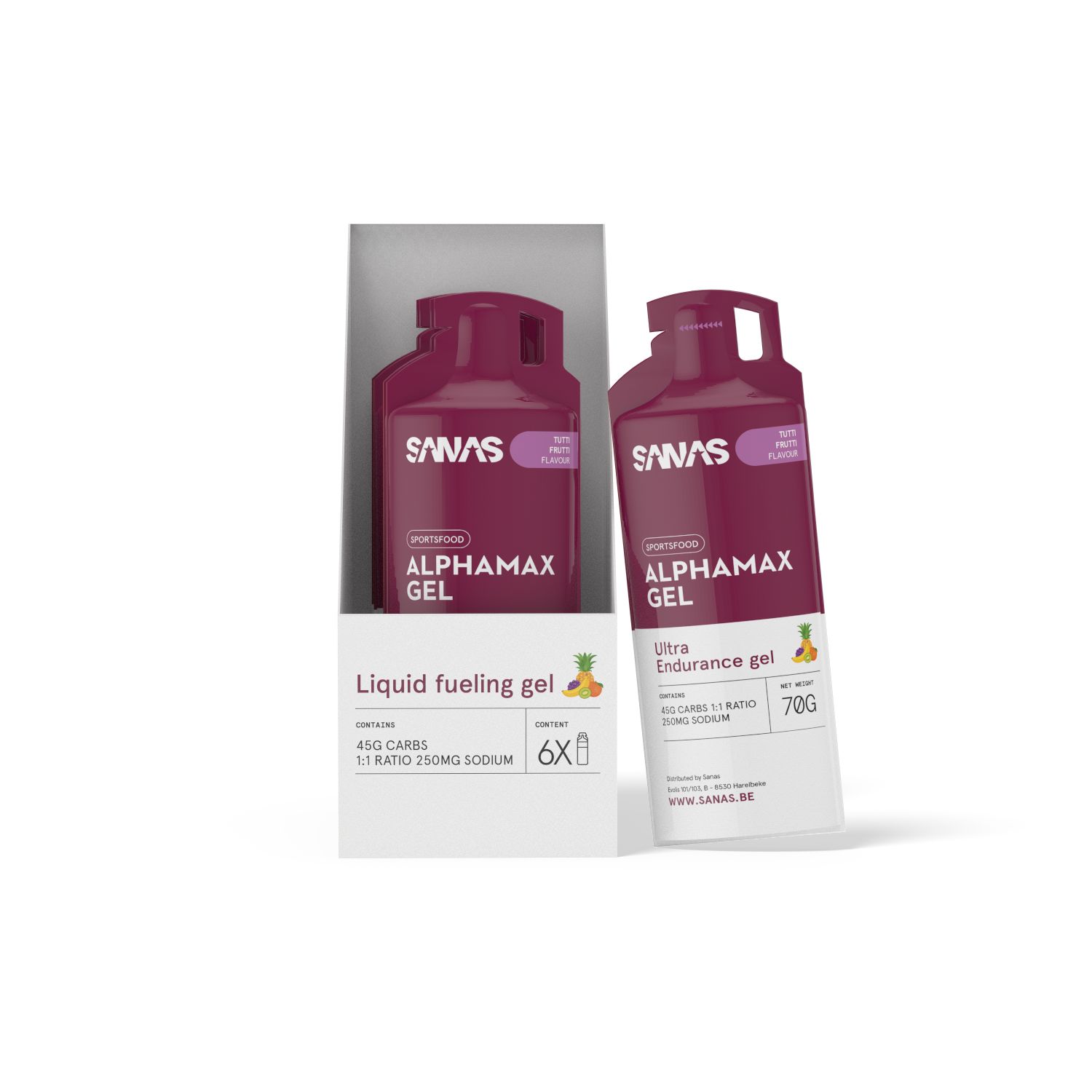 Sanas Alphamax gel Tutti Frutti