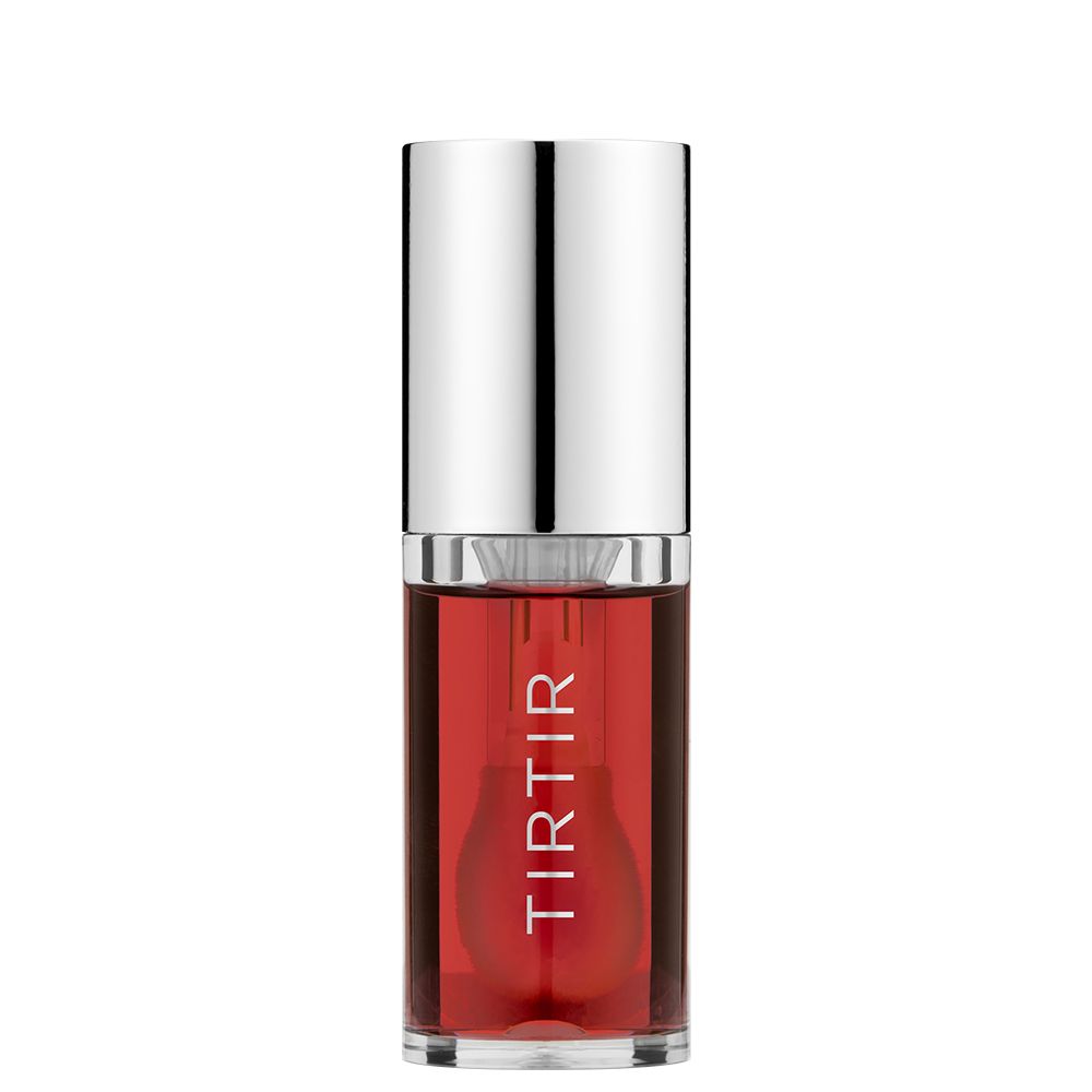 TIR TIR My Glow Lip Oil Rosy dans un flacon transparent avec un capuchon argenté.