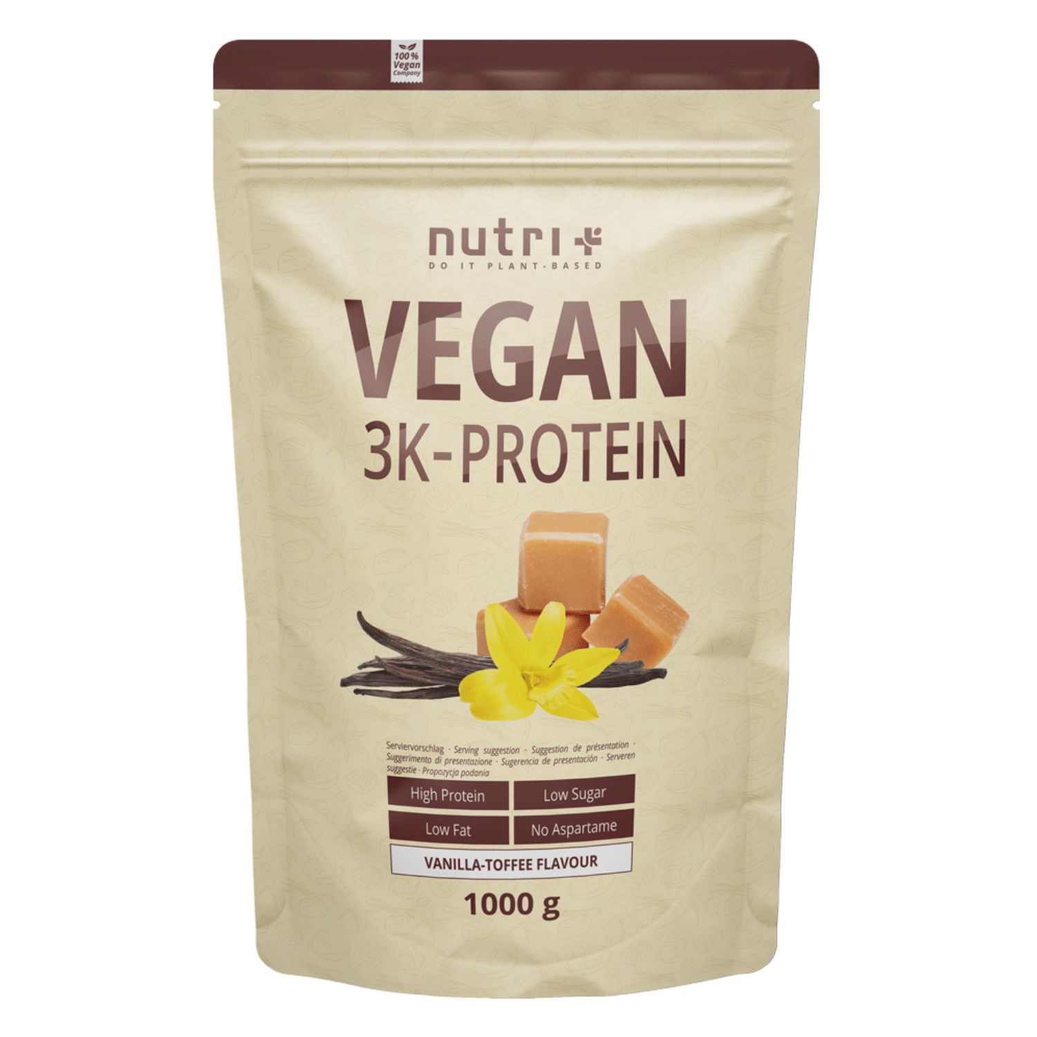 nutri+ Poudre de protéines végétales 3k