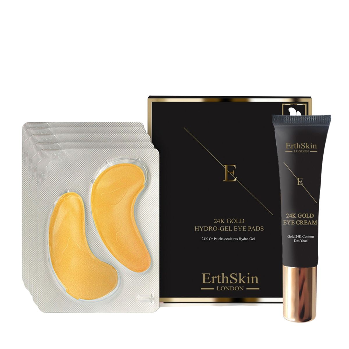 ErthSkin London Crème contour des yeux  + patch collagène