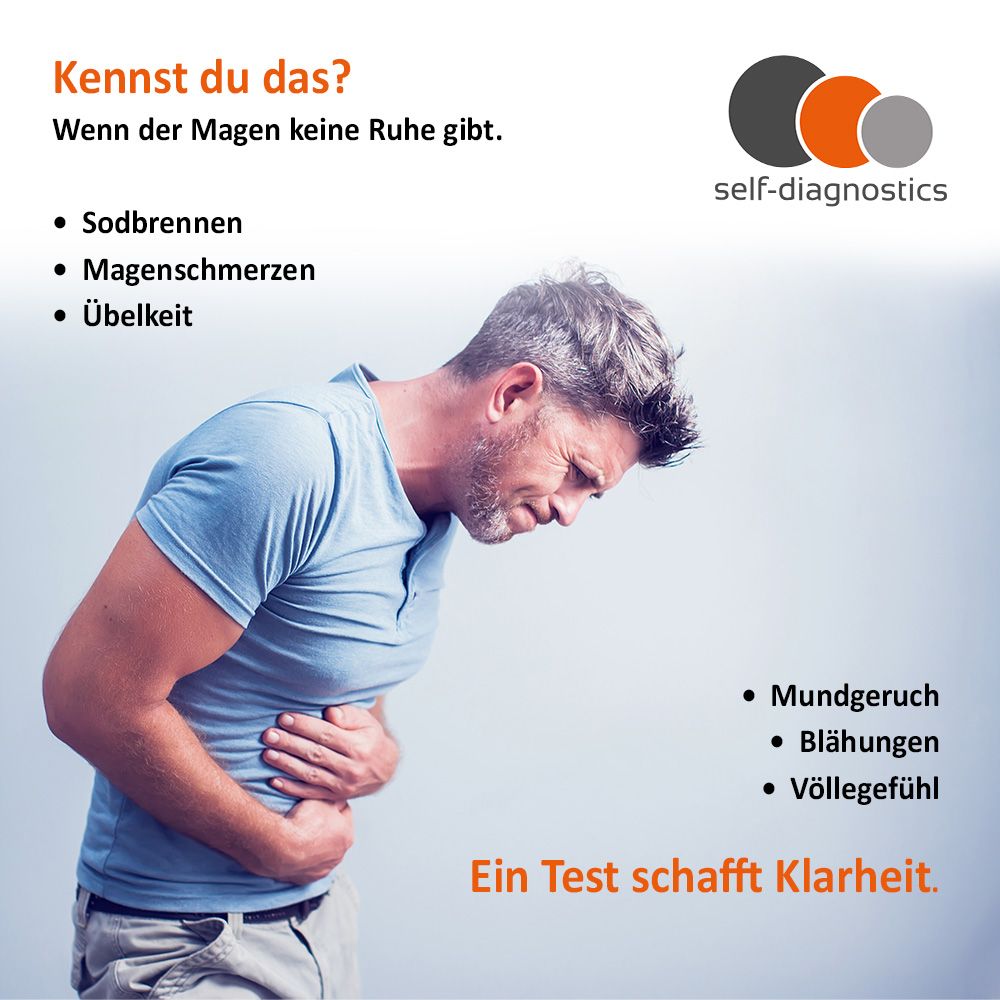 self-diagnostics Test de dépistage Helicobacter pylori dans les selles – test rapide à domicile