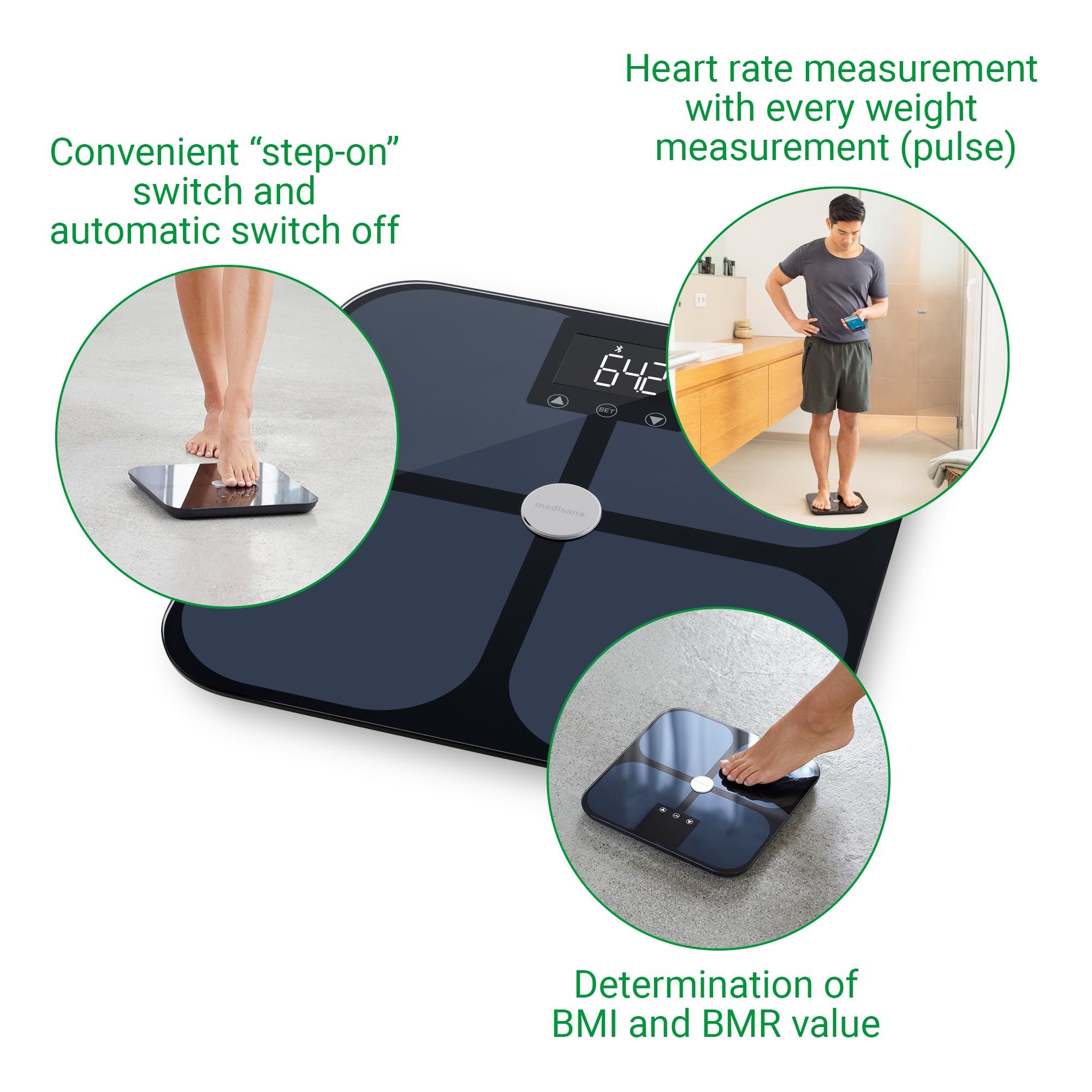 medisana BS 650 WIFI connect Balance d'analyse corporelle avec application smartphone