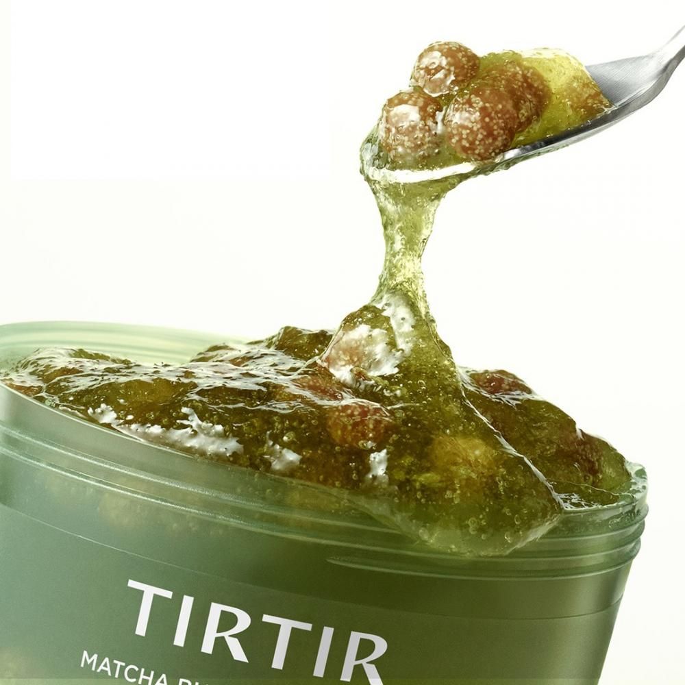 Gommage TIRTIR Matcha Bubble Tea – gommage doux au matcha & konjac