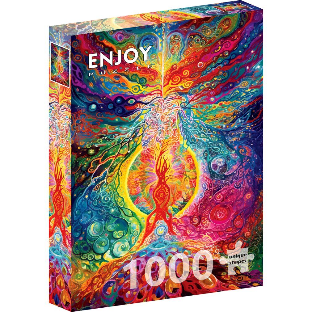 enjoy Puzzel Epicentre van de Regenboog 1000 stuks