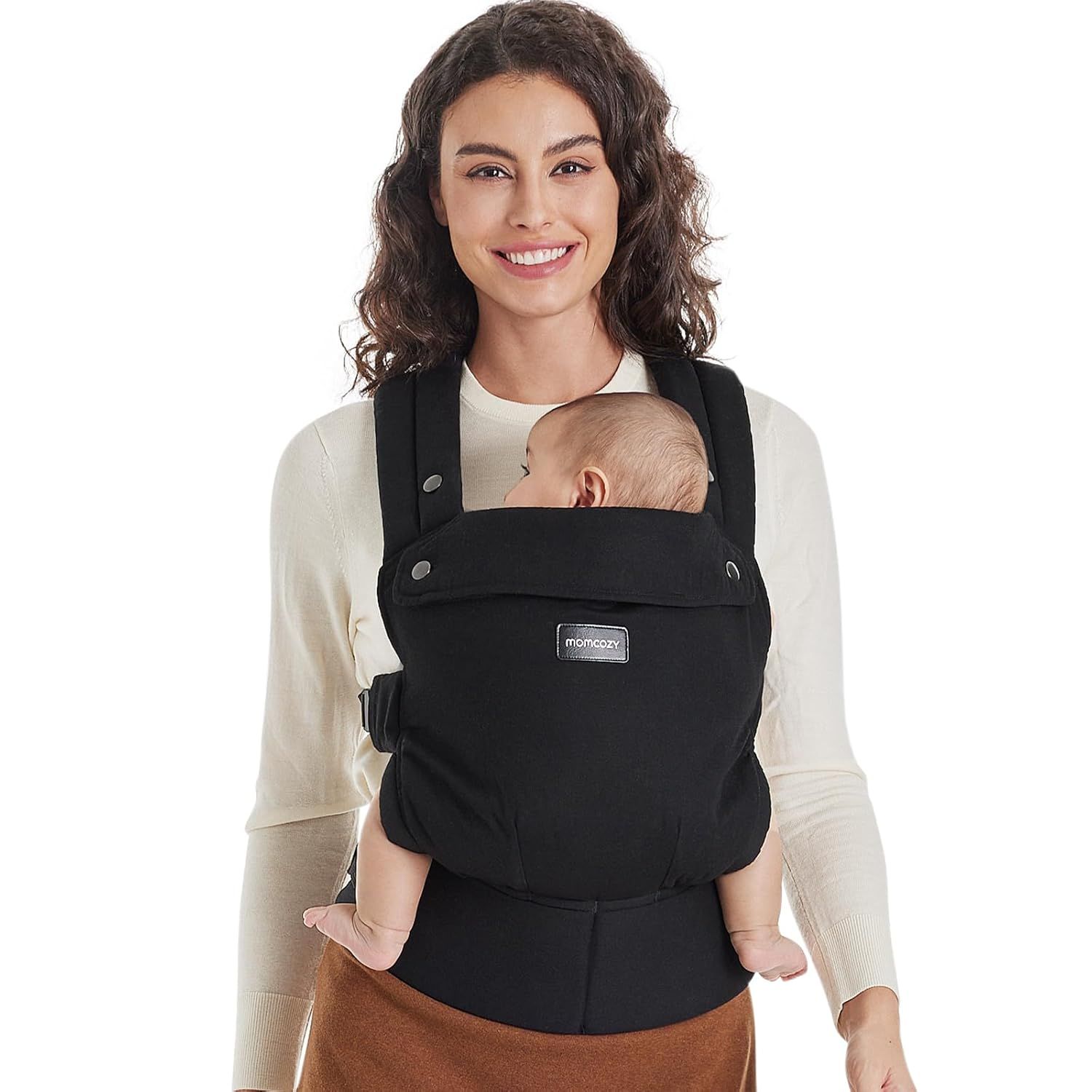 Momcozy Porte-bébé – Léger et respirant noir