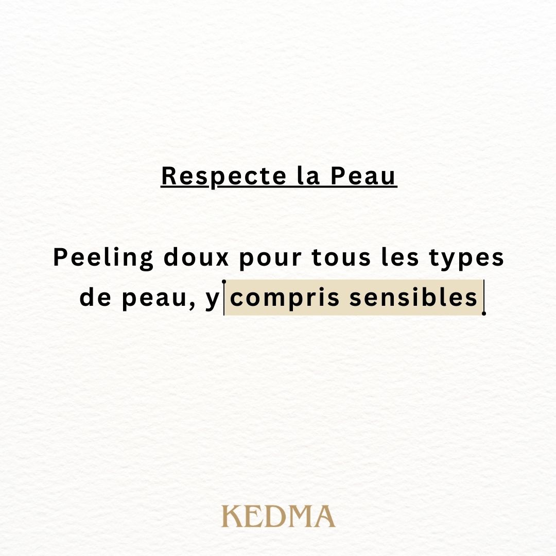 Kedma - Peeling Doux pour le Visage aux Extraits de Fruits