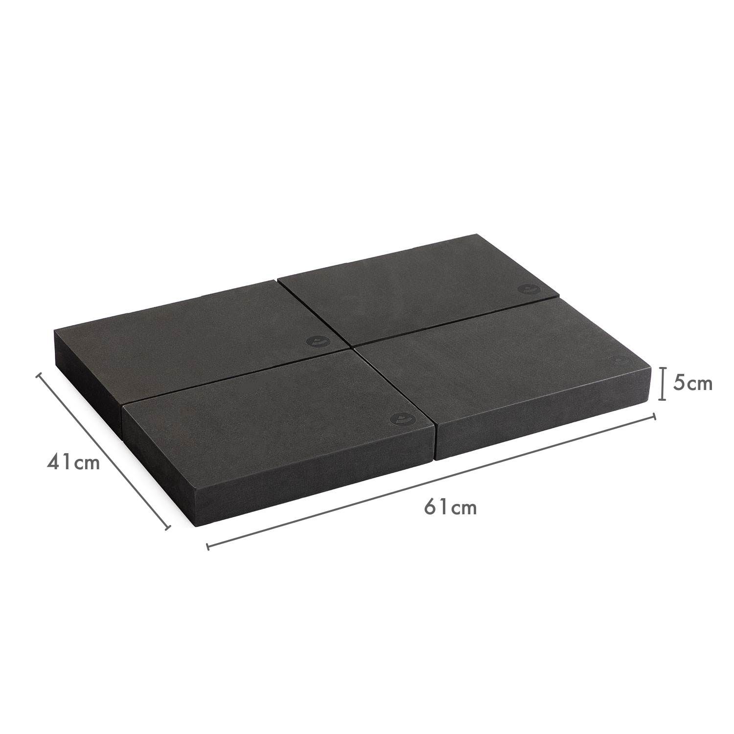 bodhi Plaque d'épaule Asana Yoga Block (plaque) noir