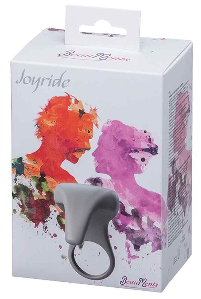 Emballage du produit BeauMents Joyride Cool Grey avec un anneau gris.