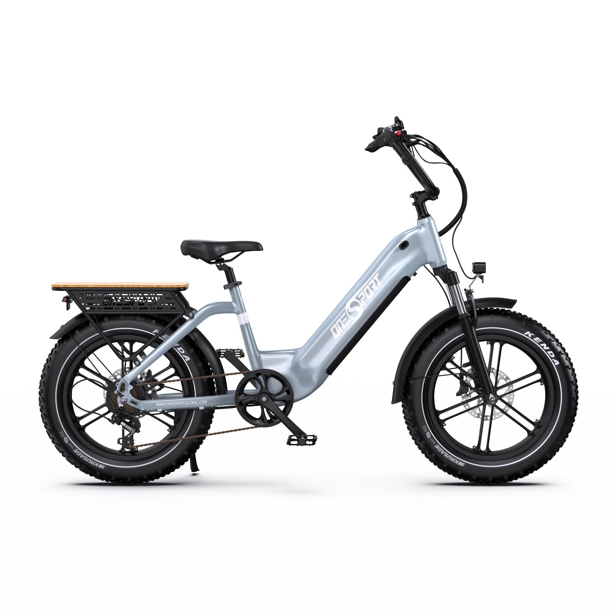 ONESPORT OT08 Vélo électrique tout-terrain - Moteur 500 W - Batterie 48 V 18 Ah
