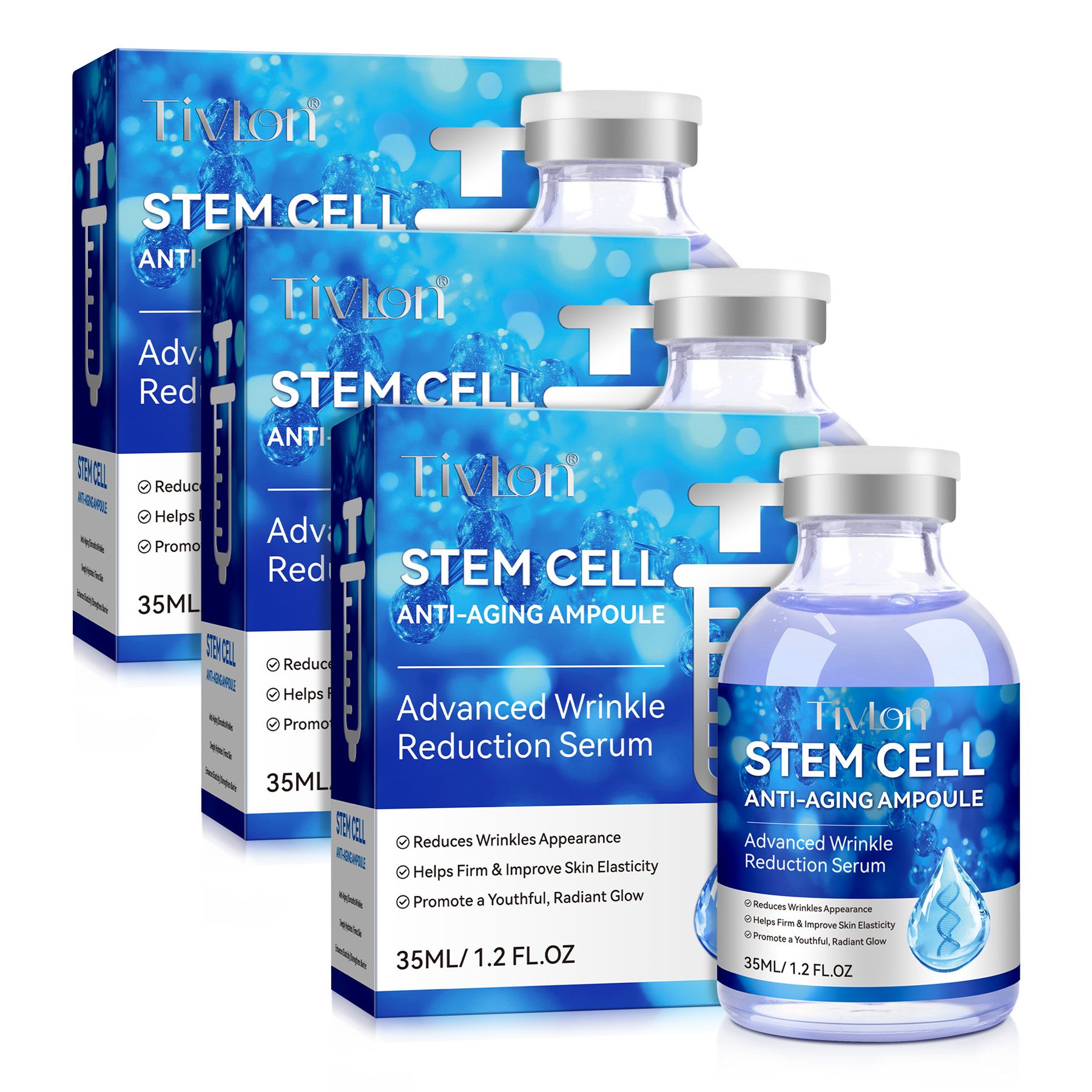 P-Beauty Gezichtsserum Stamcelserum voor anti-aging en microneedling