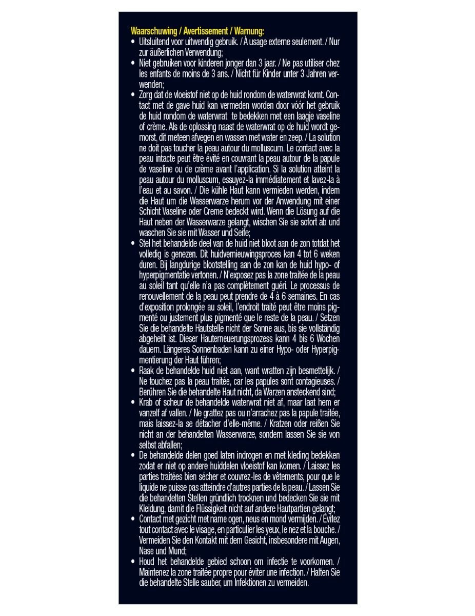 Verpakking en pen. De pen is wit met rood logo en productnaam. 15 ml.