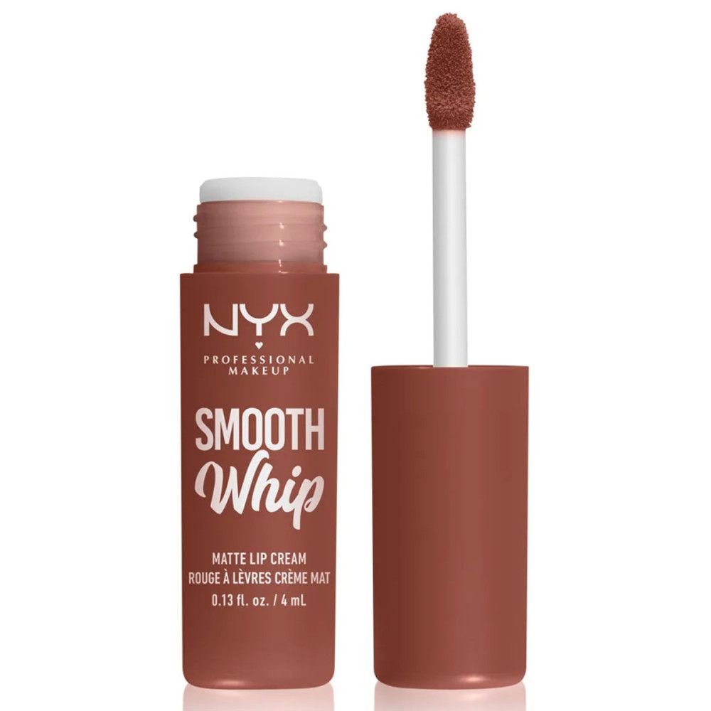 Nyx Matte Lippenstift-Creme Smooth Whip in bruin.
