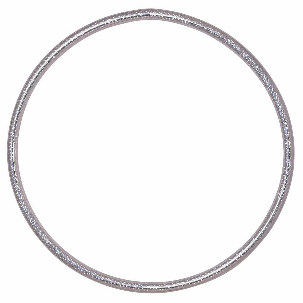 Hoopomania Hologramm hula hoop enfant | Ø 70 cm | Argent