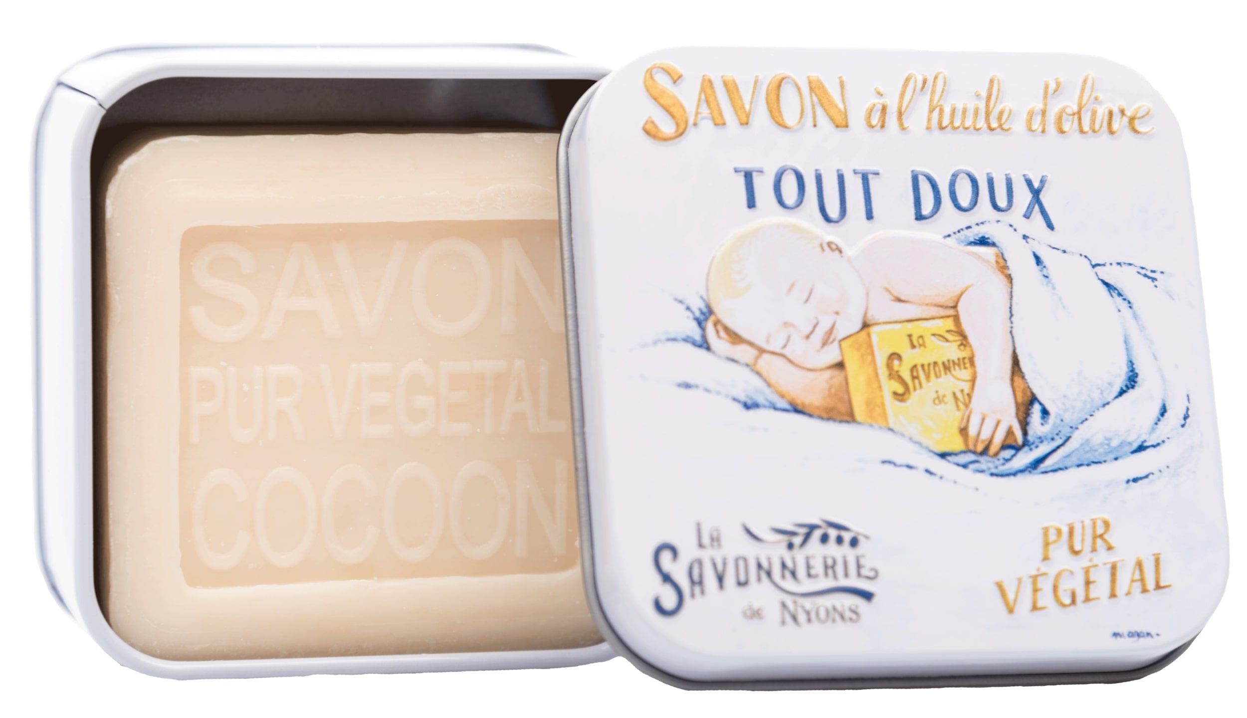La Savonnerie de Nyons - Metalen doosje met zeep "Sweet Baby"