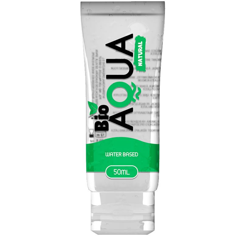 BioAQUA glijmiddel op waterbasis in een tube van 50ml.