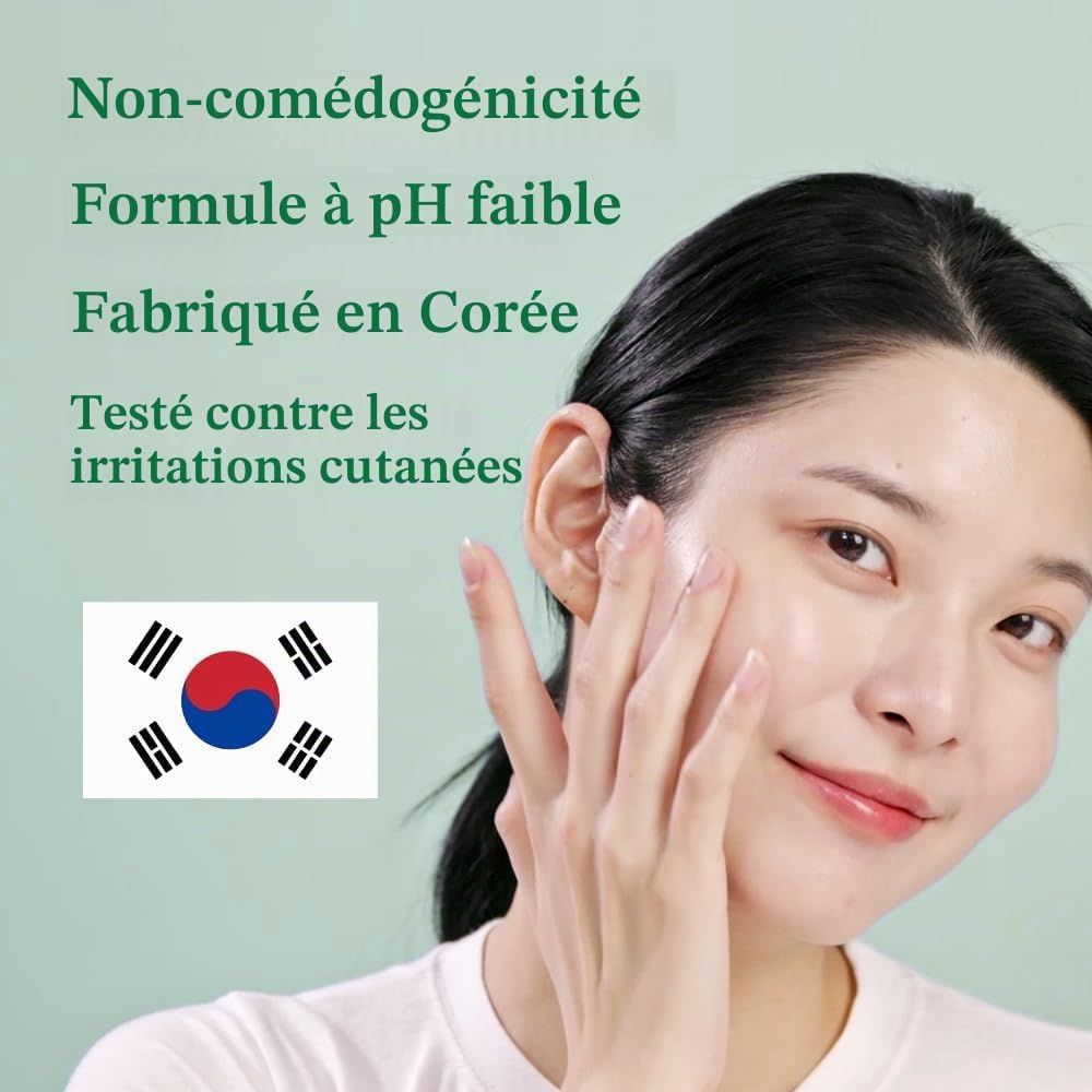 Comparaison avant-après de la texture de la peau, montrant une rugosité réduite.