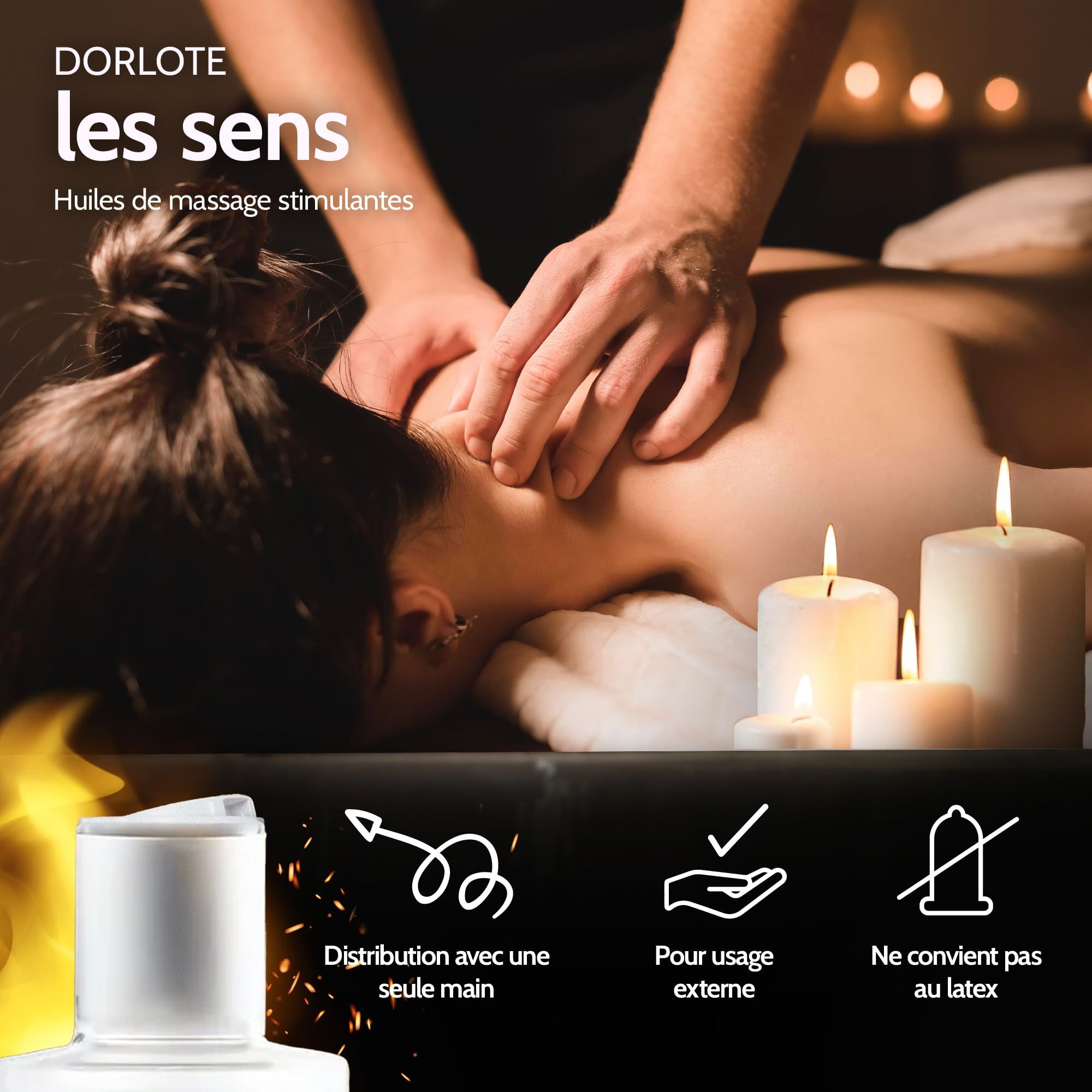 Vibratissimo Huile de Massage Hot Moments