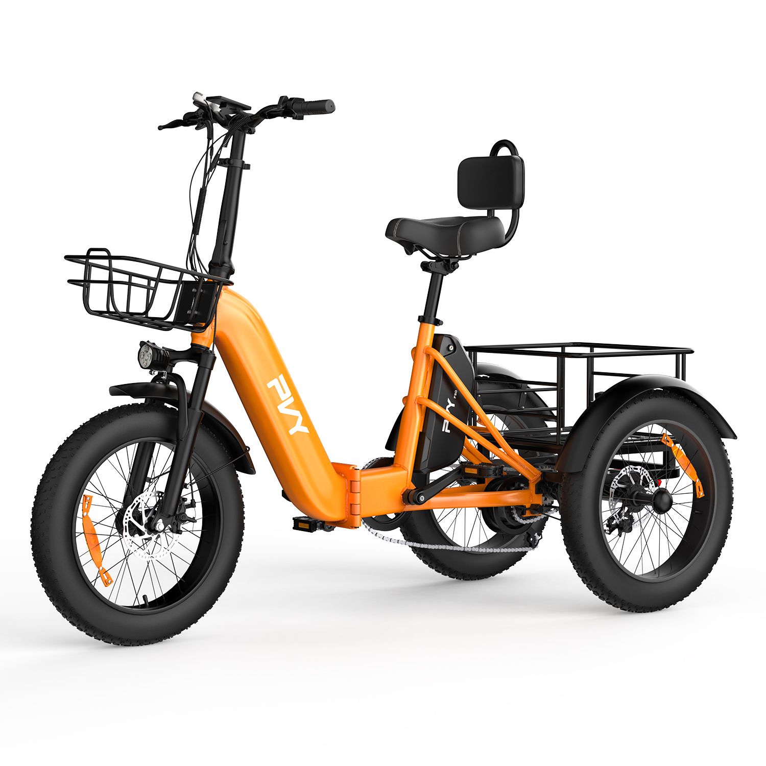 PVY F20 Tricycle électrique pliable, batterie 48 V 21 Ah