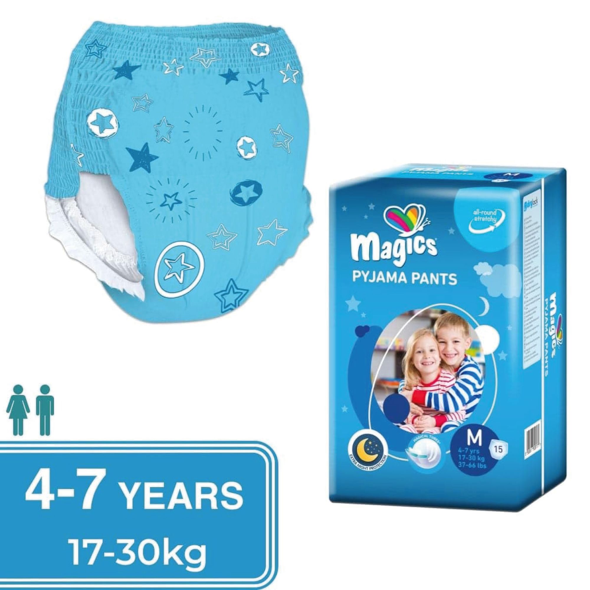 Magics Pyjama Pants Sous-Vêtements de Nuit Absorbants
