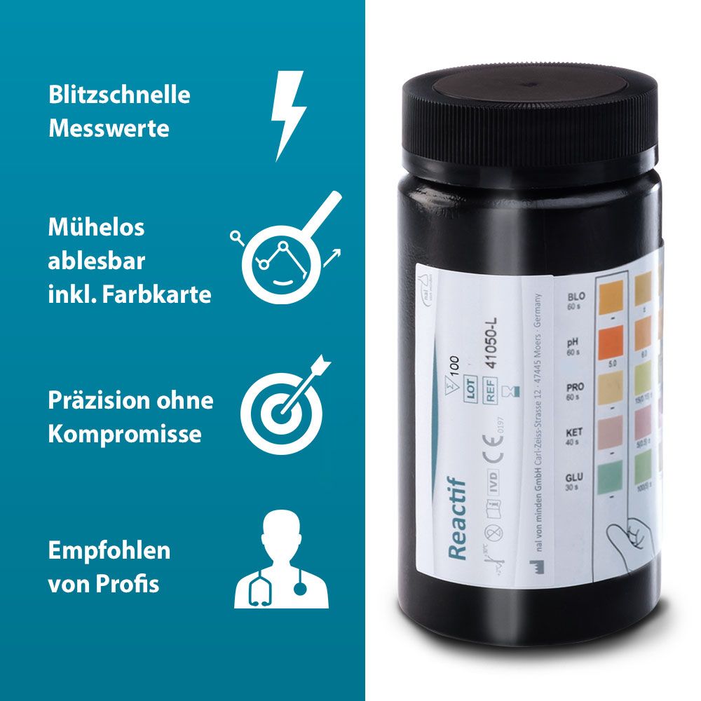 Reactif gezondheidstest - urineteststrips voor 5 parameters