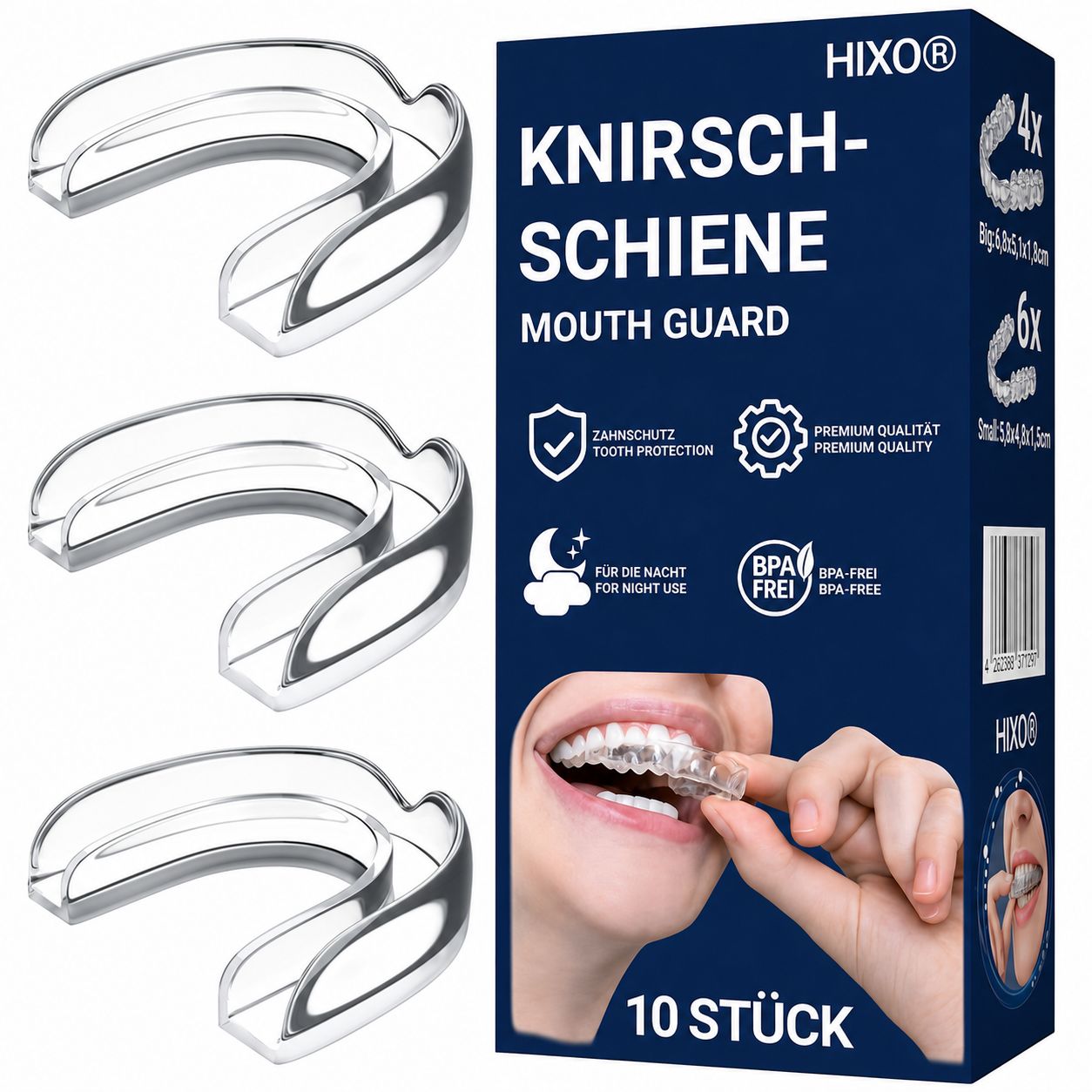 HIXO Gouttière anti-bruxisme sans BPA