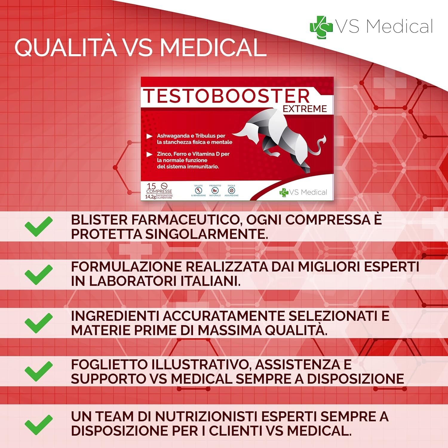 Vitastrong Testobooster Extreme -  tonus & mannelijke vitaliteit