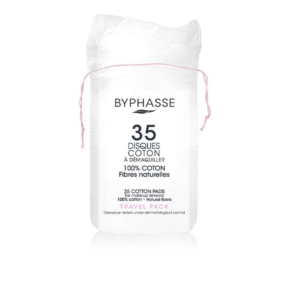 Byphasse - Disques de Coton Démaquillant 100% Fibres Naturelles