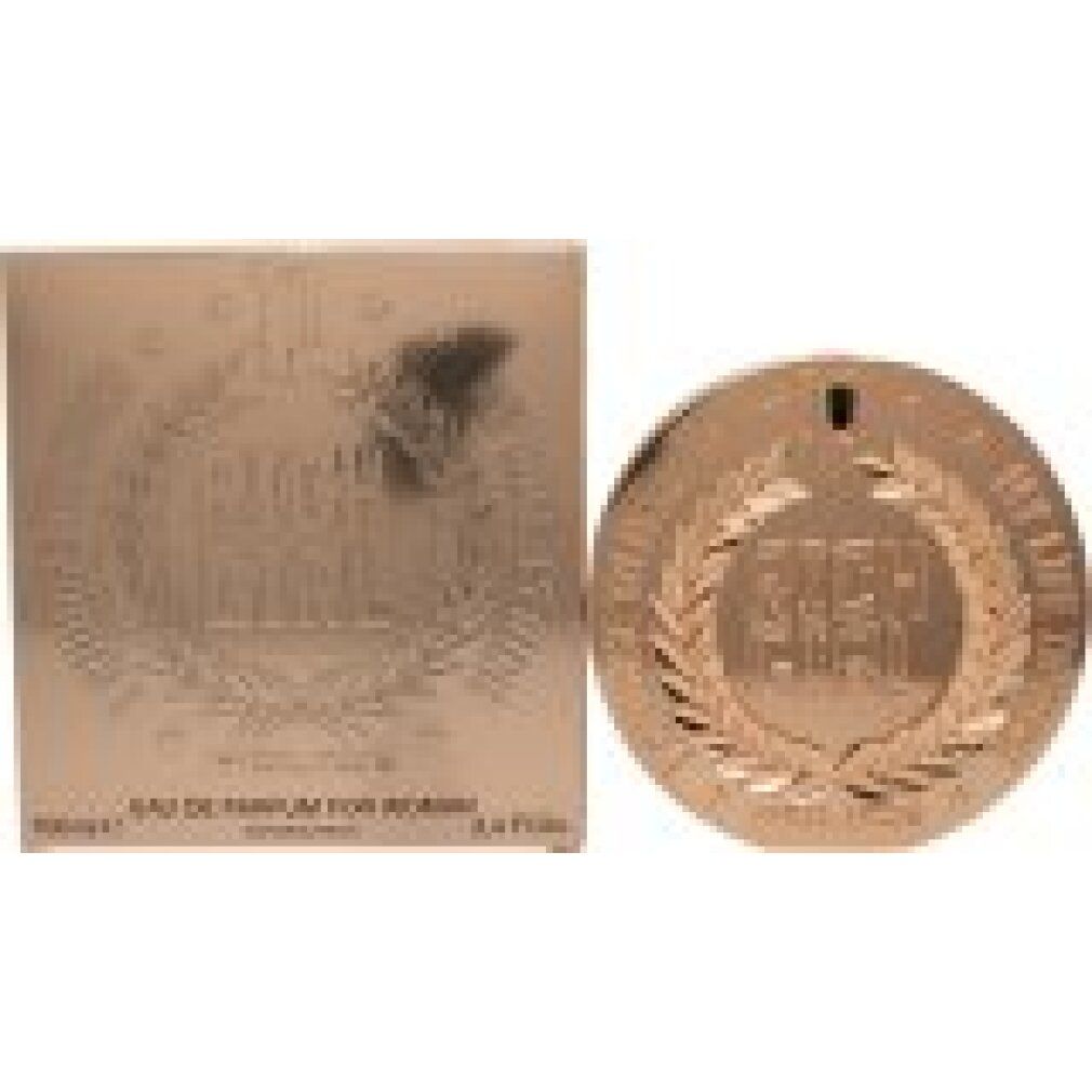 Verpakking en flacon. Opschrift RICH GIRL. Roségouden design. Merk: POLICE. 100ml Eau de Parfum.