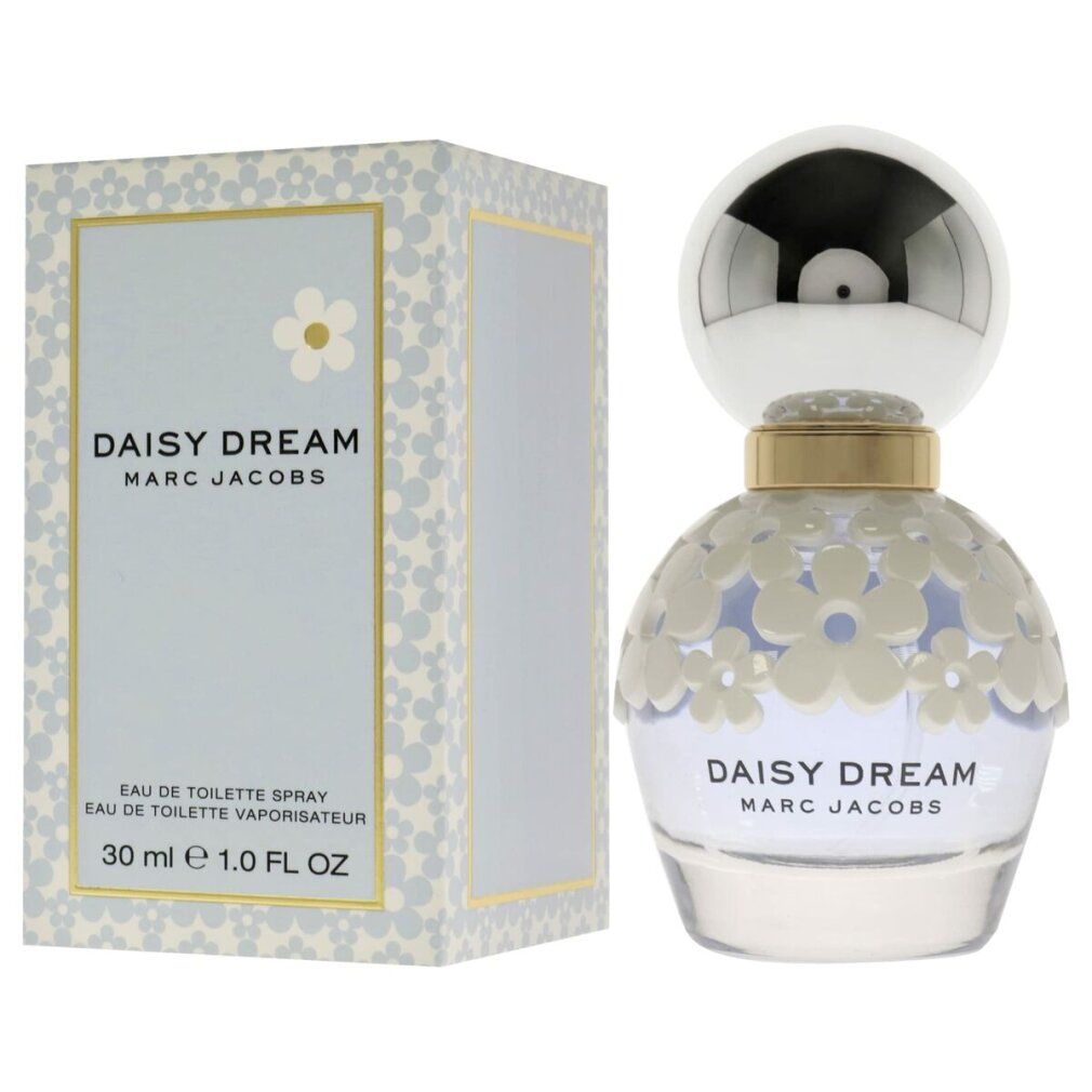 Flacon de parfum et boîte. Inscription : Daisy Dream Marc Jacobs. 30 ml, 1.0 FL OZ.