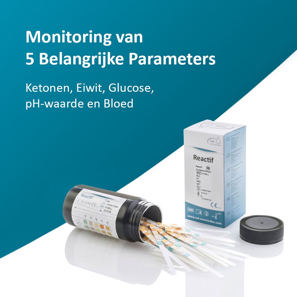 Reactif gezondheidstest - urineteststrips voor 5 parameters