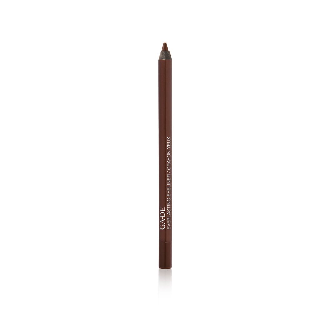 Bruine eyeliner potlood. Opschrift: Ga-De Everlasting Eyeliner / Crayon Yeux.