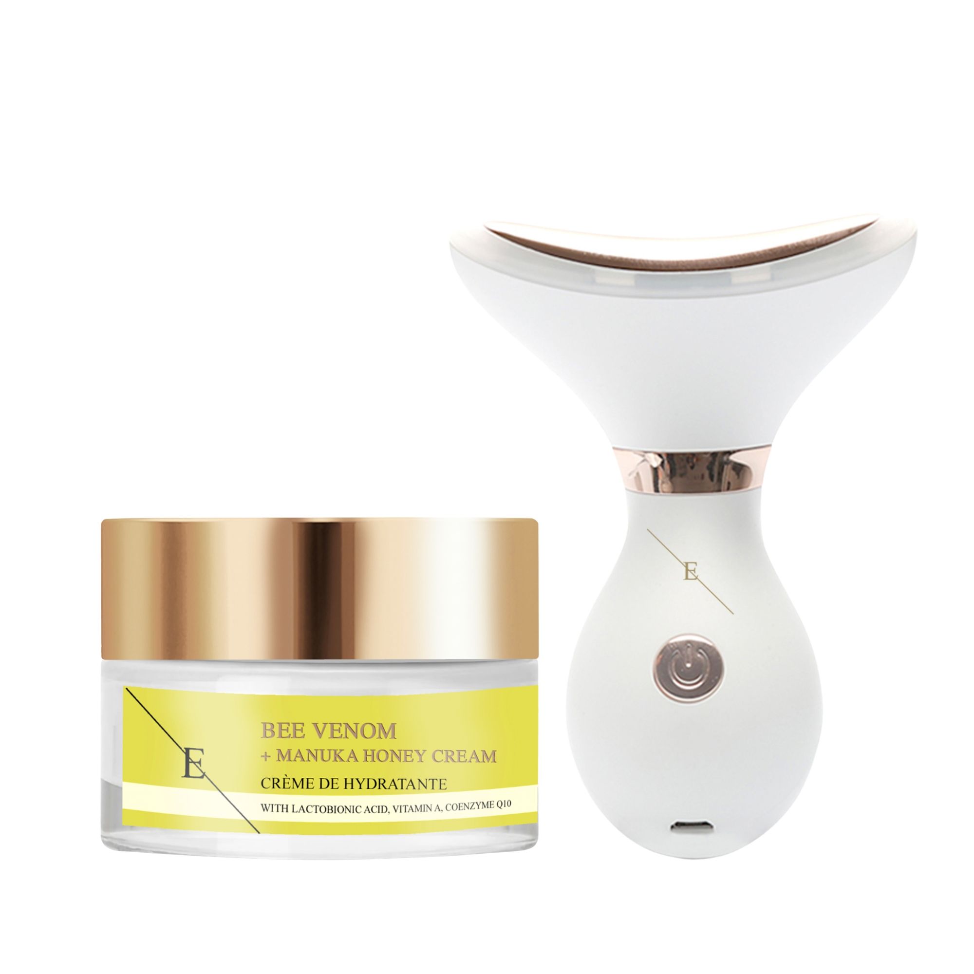 ErthSkin London LED Cou Mâchoire Duo Venin dAbeille Manuka