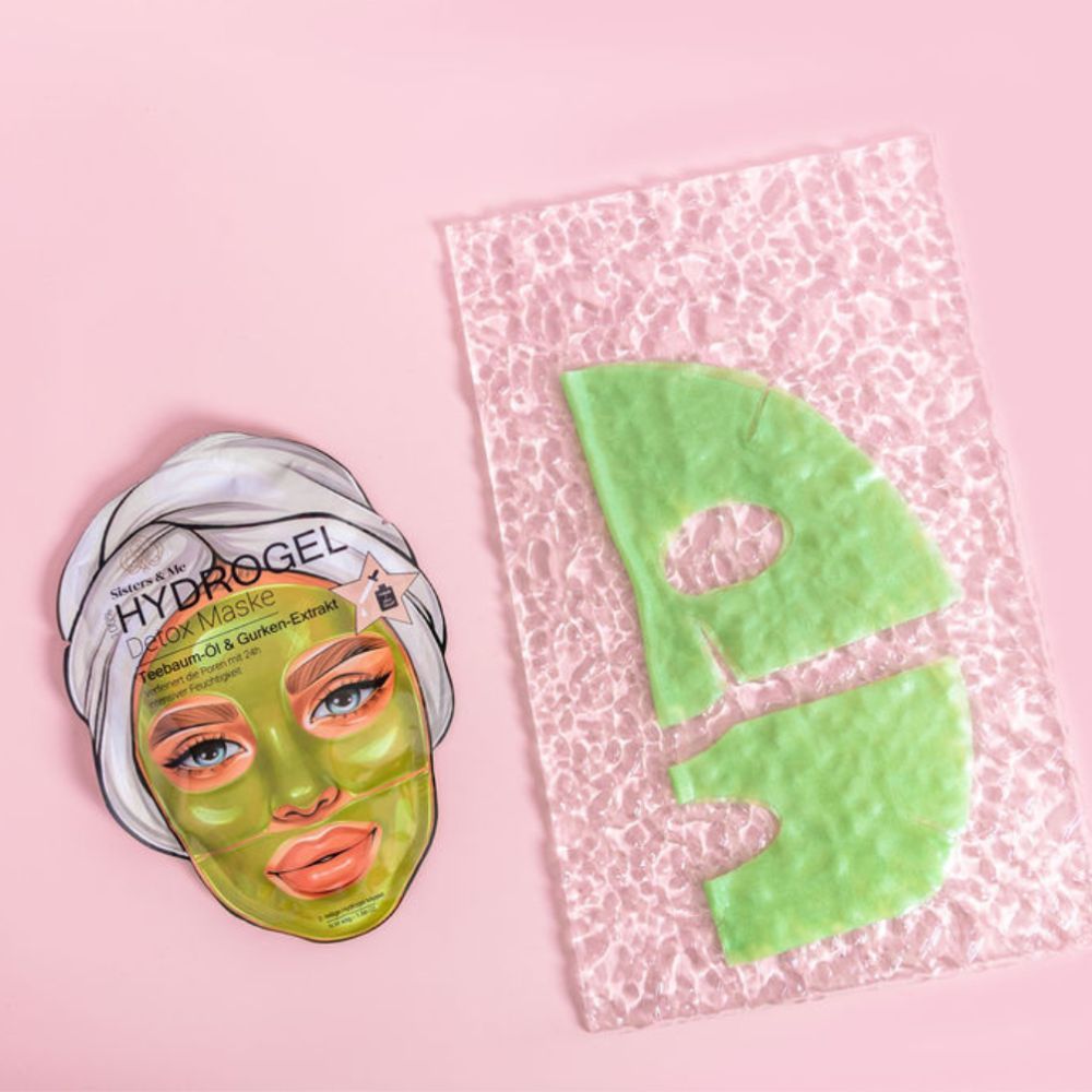 Hydrogel Detoxmasker met Tea Tree Olie & Komkommerextract