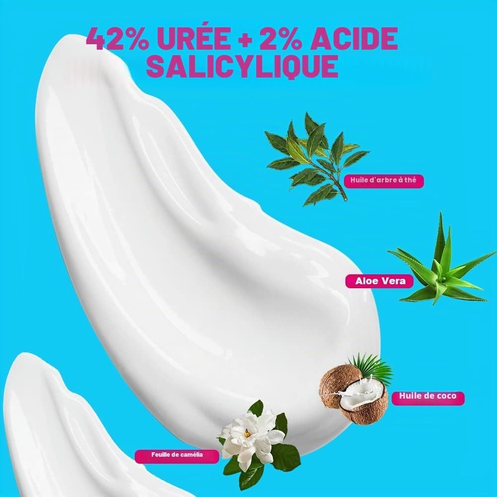 ENVISHA Crème à l'Urée 42 Pour Cent pour les Pieds