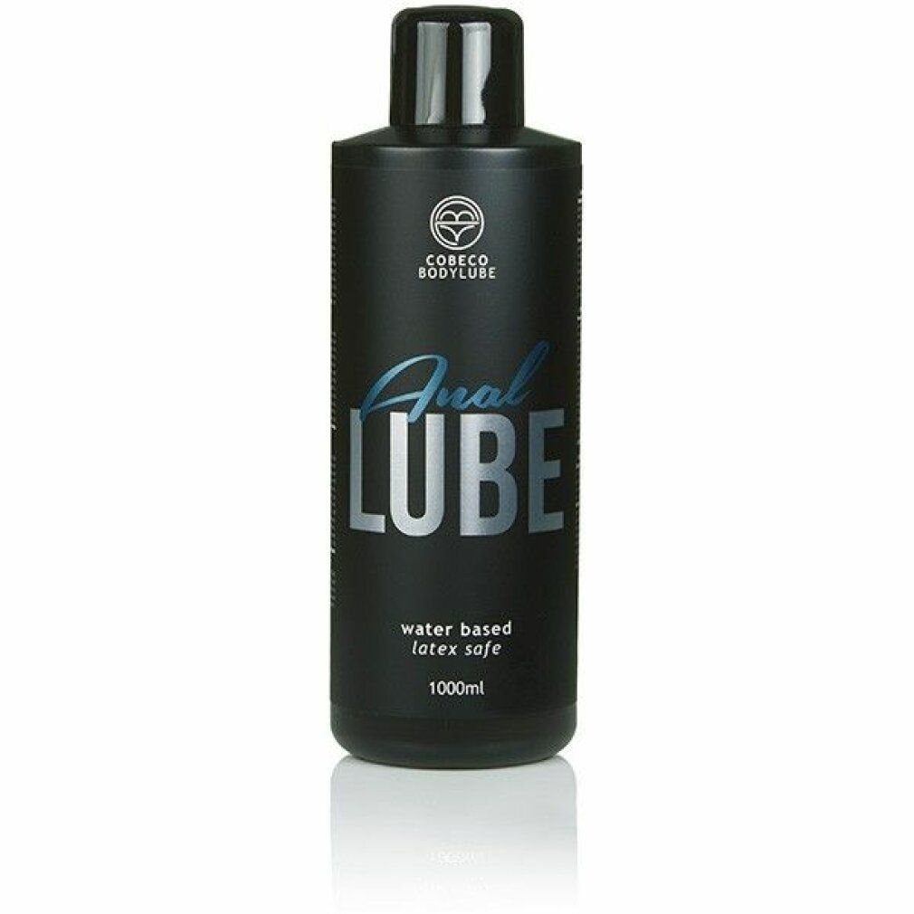 Zwarte fles Cobeco Anal Lube, 1000ml.