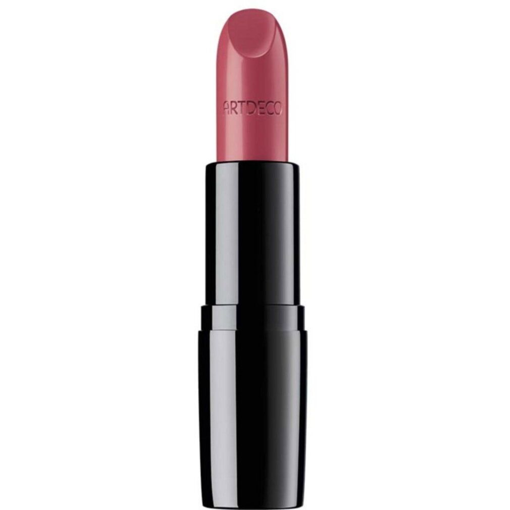 Rouge à lèvres ARTDECO rose avec un manche noir.