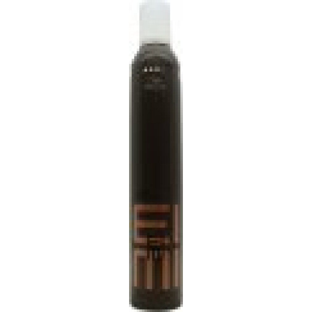 Donkere fles met witte dop en bruin logo.