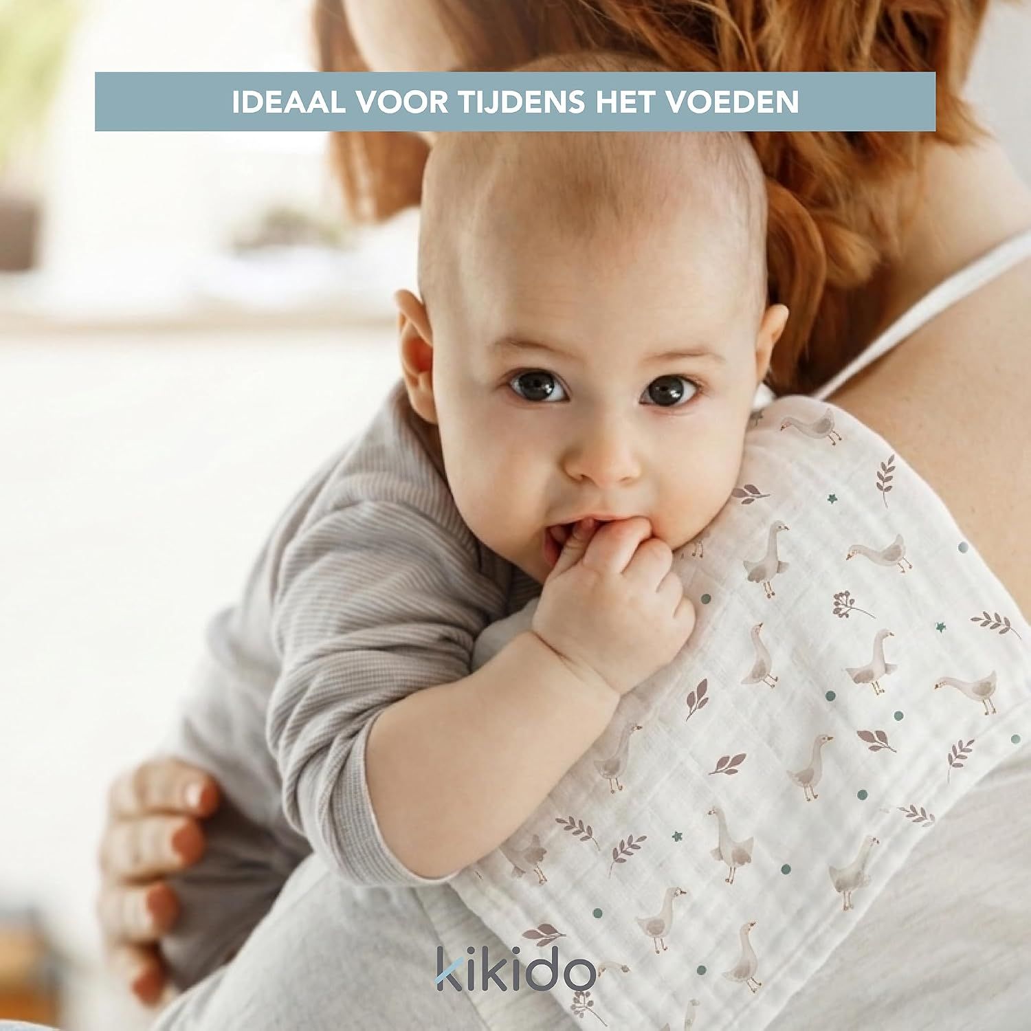 Kikido 5 Mousseline Doeken voor Baby 100% Katoen