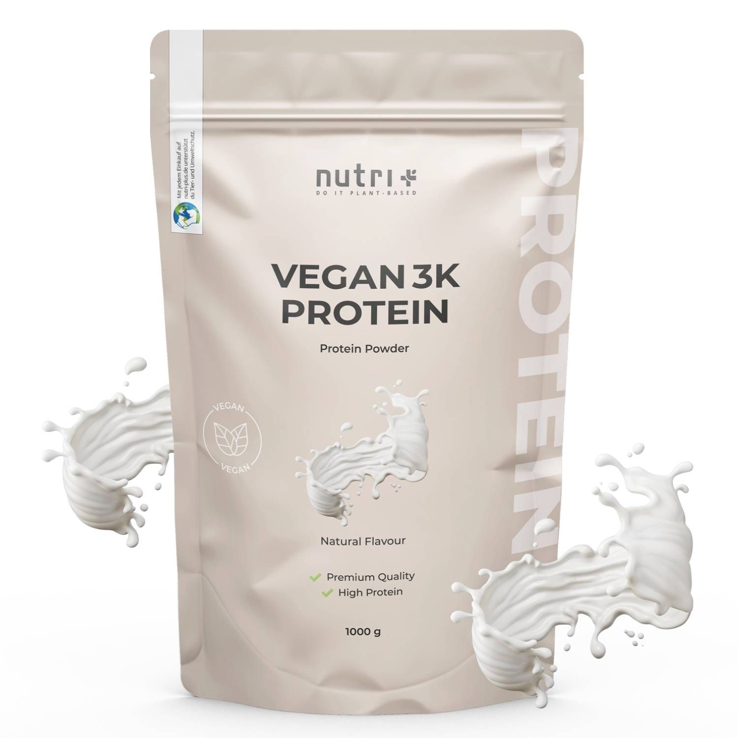 nutri+ Poudre de protéines végétales 3k
